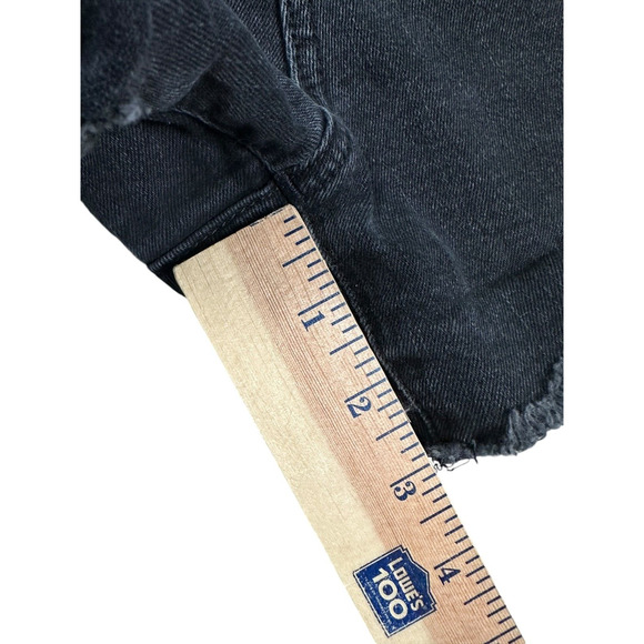 Madewell High-Rise Denim Shorts Black Size 26 Cut-Offs - Picture 6 of 6